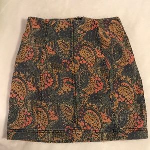 Free People High Waist Mini Skirt